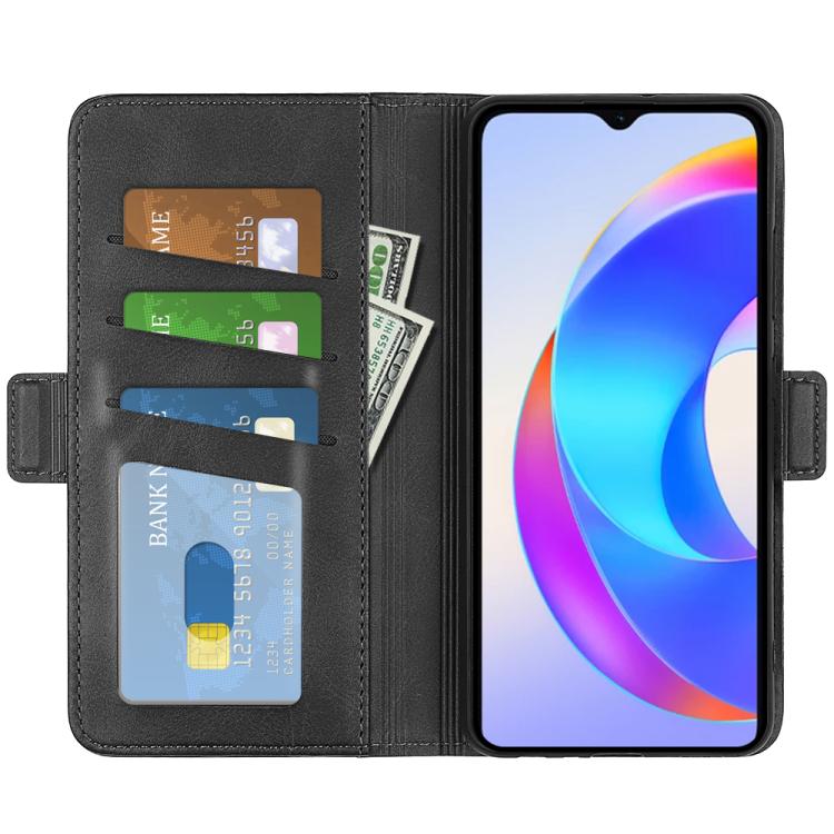 For Honor X5c Plus Dual-side Magnetic Buckle Horizontal Flip Leather Phone Case