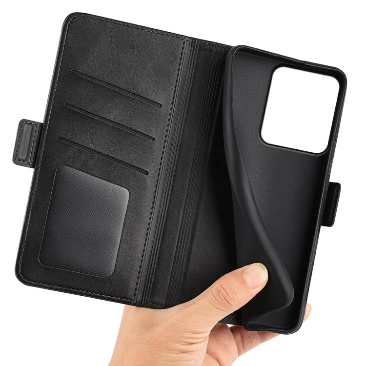 For Honor X5c Plus Dual-side Magnetic Buckle Horizontal Flip Leather Phone Case