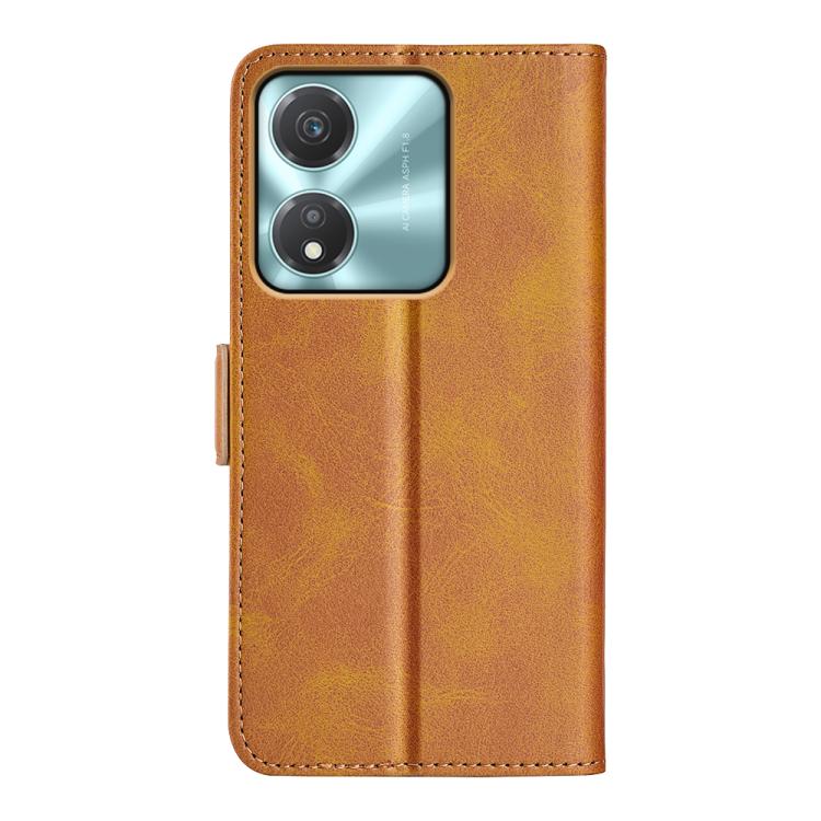For Honor X5c Plus Dual-side Magnetic Buckle Horizontal Flip Leather Phone Case