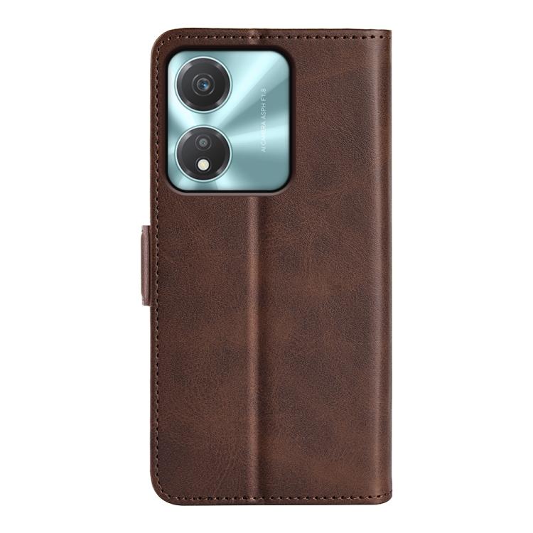 For Honor X5c Plus Dual-side Magnetic Buckle Horizontal Flip Leather Phone Case