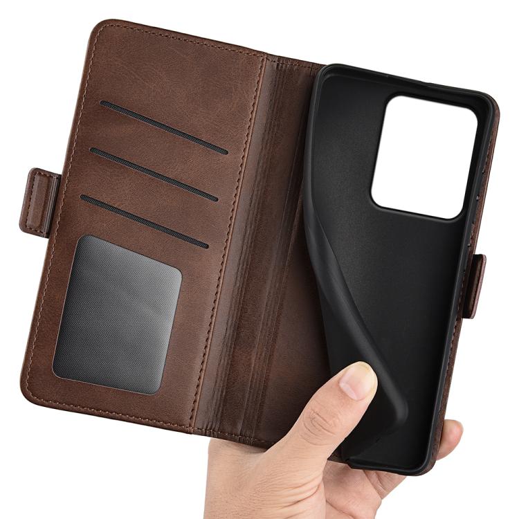 For Honor X5c Plus Dual-side Magnetic Buckle Horizontal Flip Leather Phone Case