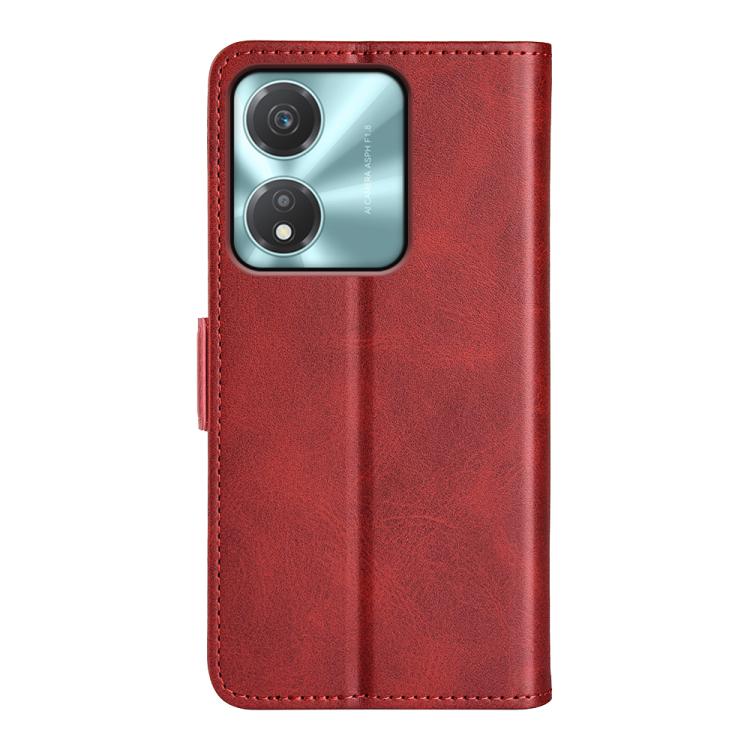 For Honor X5c Plus Dual-side Magnetic Buckle Horizontal Flip Leather Phone Case
