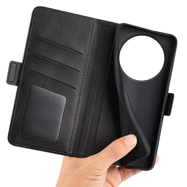 For Honor X9d 5G Dual-side Magnetic Buckle Horizontal Flip Leather Phone Case