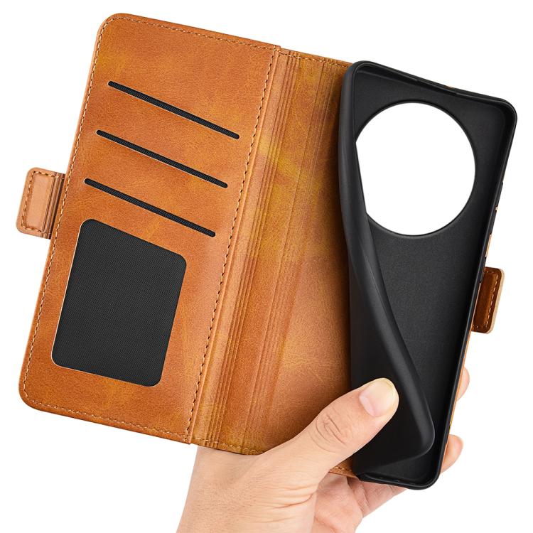 For Honor X9d 5G Dual-side Magnetic Buckle Horizontal Flip Leather Phone Case