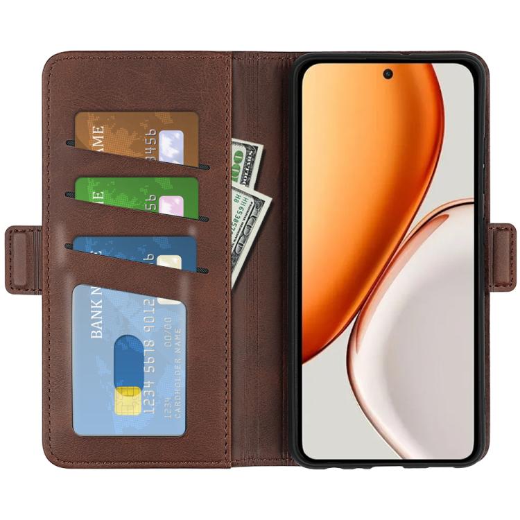 For Honor X9d 5G Dual-side Magnetic Buckle Horizontal Flip Leather Phone Case