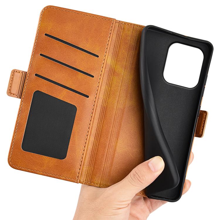 For Honor 600 Lite Global Dual-side Magnetic Buckle Horizontal Flip Leather Phone Case
