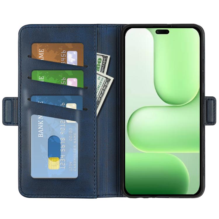 For Honor 600 Lite Global Dual-side Magnetic Buckle Horizontal Flip Leather Phone Case