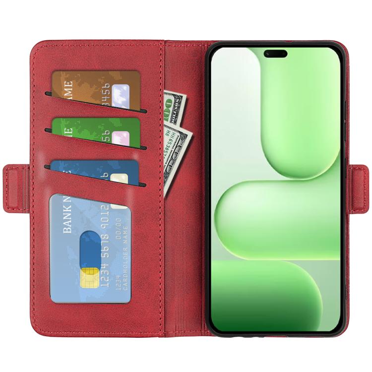 For Honor 600 Lite Global Dual-side Magnetic Buckle Horizontal Flip Leather Phone Case