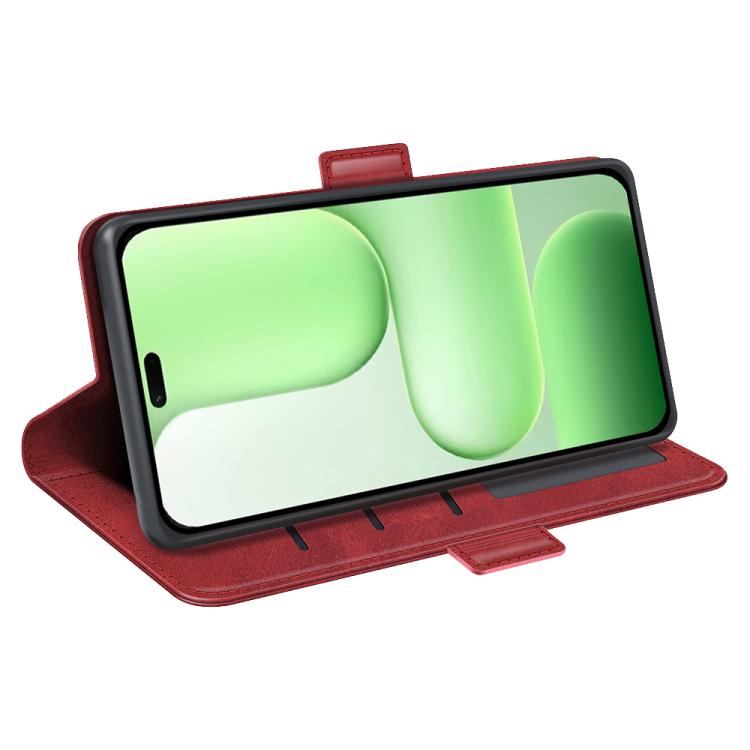 For Honor 600 Lite Global Dual-side Magnetic Buckle Horizontal Flip Leather Phone Case