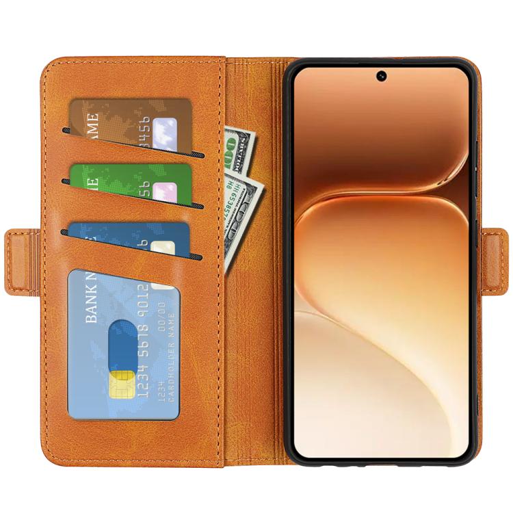 For Honor 600 / 600 Pro Global Dual-side Magnetic Buckle Horizontal Flip Leather Phone Case