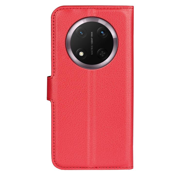 For Honor X9c Litchi Texture Horizontal Flip Leather Phone Case with Holder