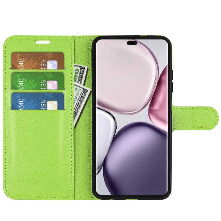 For Honor X9c Litchi Texture Horizontal Flip Leather Phone Case with Holder