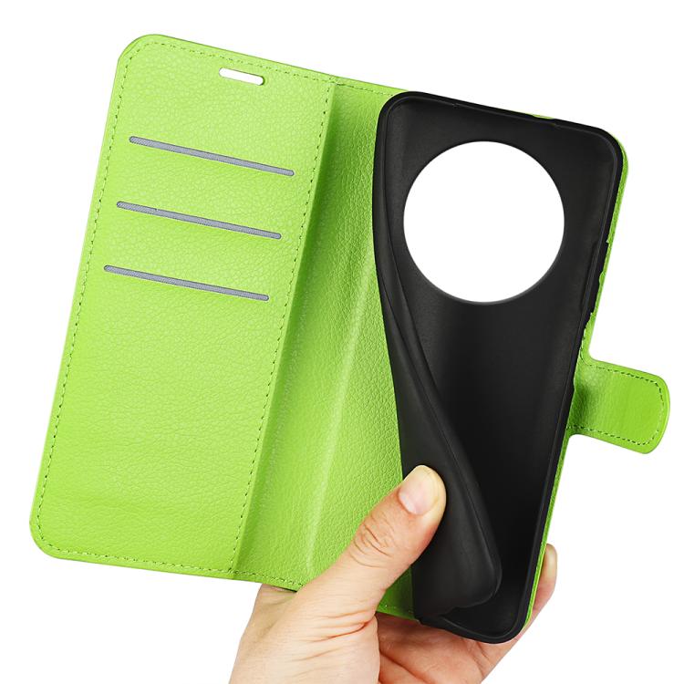 For Honor X9c Litchi Texture Horizontal Flip Leather Phone Case with Holder