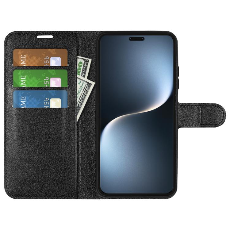 For Honor Magic7 Pro Litchi Texture Horizontal Flip Leather Phone Case with Holder