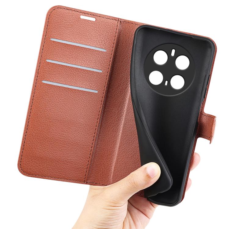 For Honor Magic7 Pro Litchi Texture Horizontal Flip Leather Phone Case with Holder