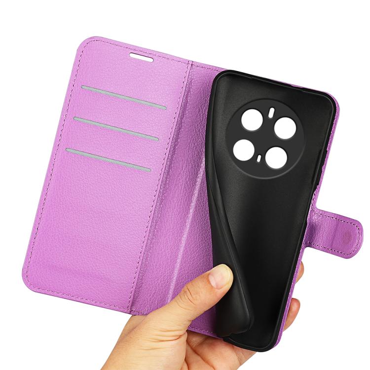 For Honor Magic7 Pro Litchi Texture Horizontal Flip Leather Phone Case with Holder