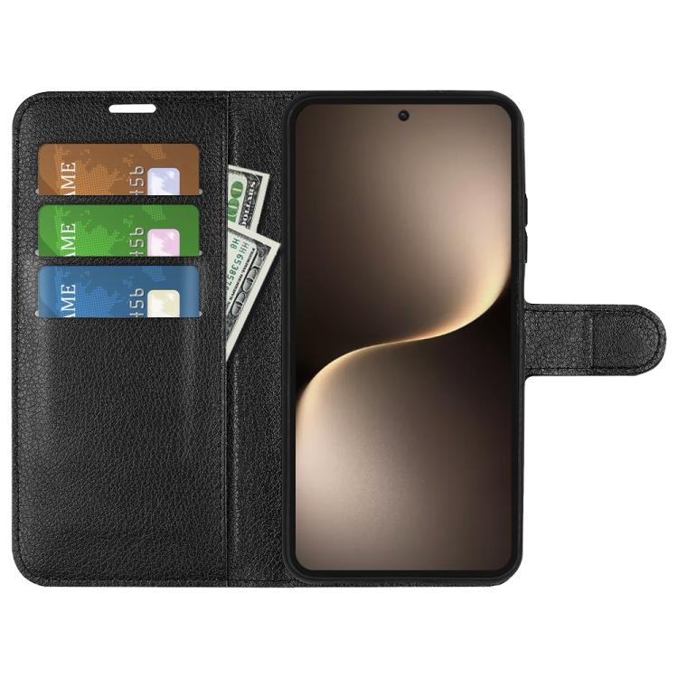 For Honor Magic7 5G Litchi Texture Horizontal Flip Leather Phone Case with Holder