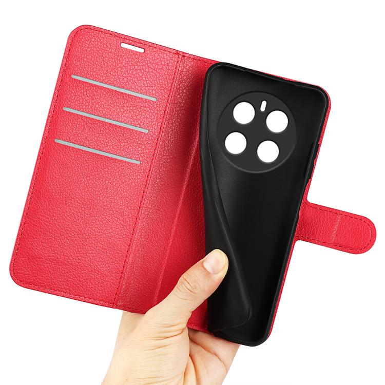 For Honor Magic7 5G Litchi Texture Horizontal Flip Leather Phone Case with Holder
