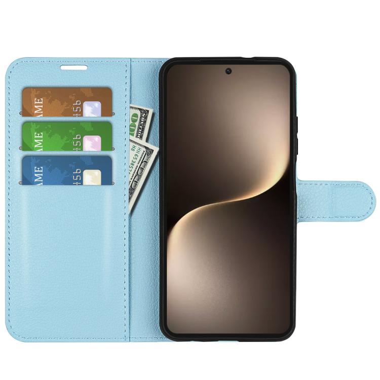 For Honor Magic7 5G Litchi Texture Horizontal Flip Leather Phone Case with Holder