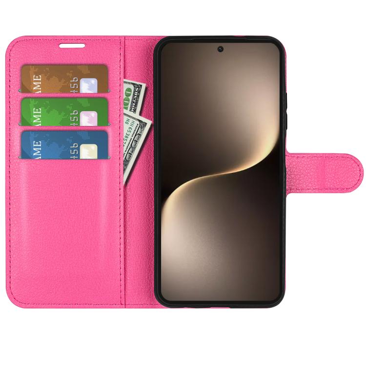 For Honor Magic7 5G Litchi Texture Horizontal Flip Leather Phone Case with Holder