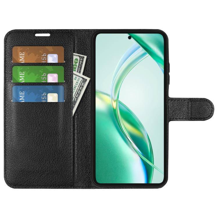 For Honor 200 Smart Litchi Texture Horizontal Flip Leather Phone Case with Holder