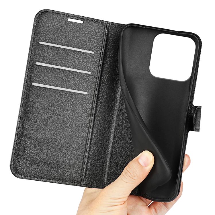For Honor 200 Smart Litchi Texture Horizontal Flip Leather Phone Case with Holder