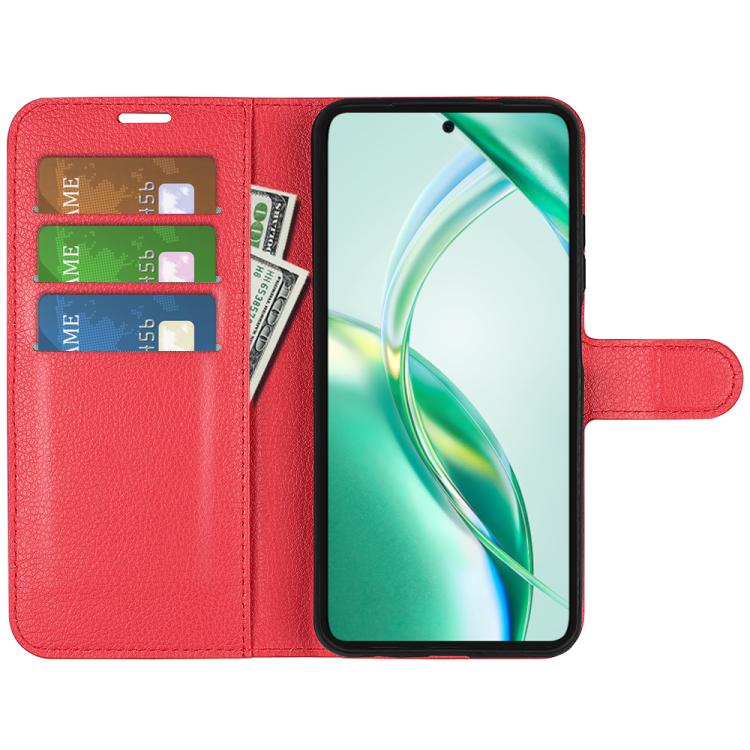 For Honor 200 Smart Litchi Texture Horizontal Flip Leather Phone Case with Holder