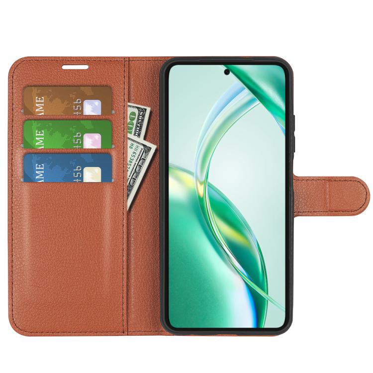 For Honor 200 Smart Litchi Texture Horizontal Flip Leather Phone Case with Holder