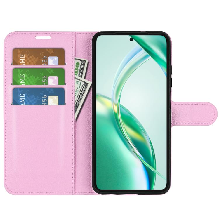 For Honor 200 Smart Litchi Texture Horizontal Flip Leather Phone Case with Holder