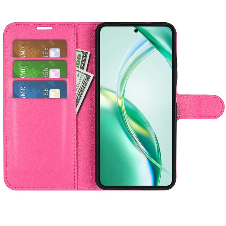 For Honor 200 Smart Litchi Texture Horizontal Flip Leather Phone Case with Holder