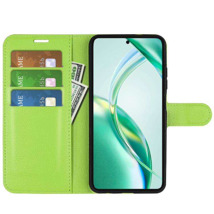 For Honor 200 Smart Litchi Texture Horizontal Flip Leather Phone Case with Holder