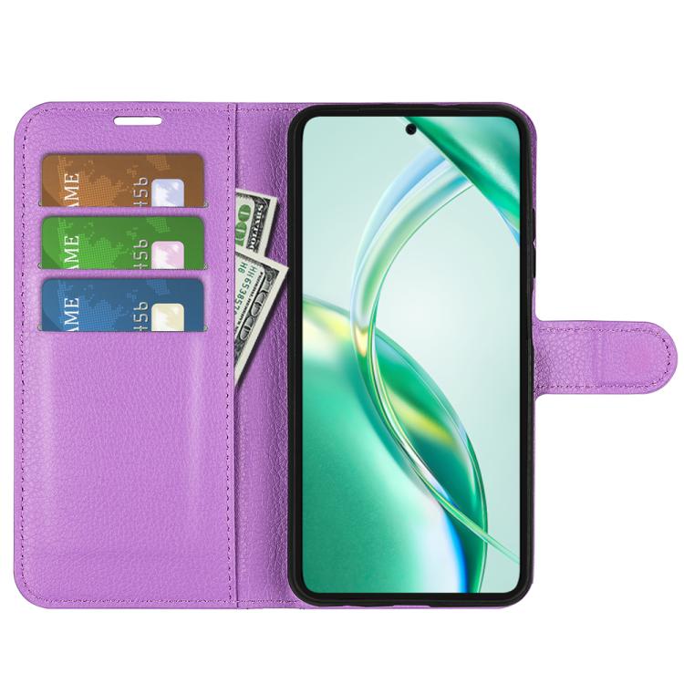 For Honor 200 Smart Litchi Texture Horizontal Flip Leather Phone Case with Holder