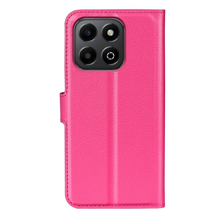 For Honor X6b Litchi Texture Horizontal Flip Leather Phone Case with Holder