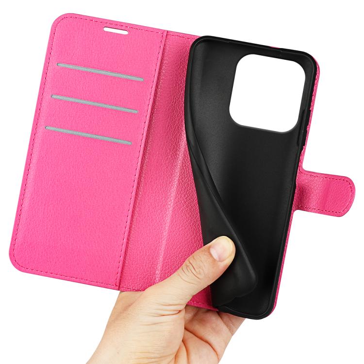 For Honor X6b Litchi Texture Horizontal Flip Leather Phone Case with Holder