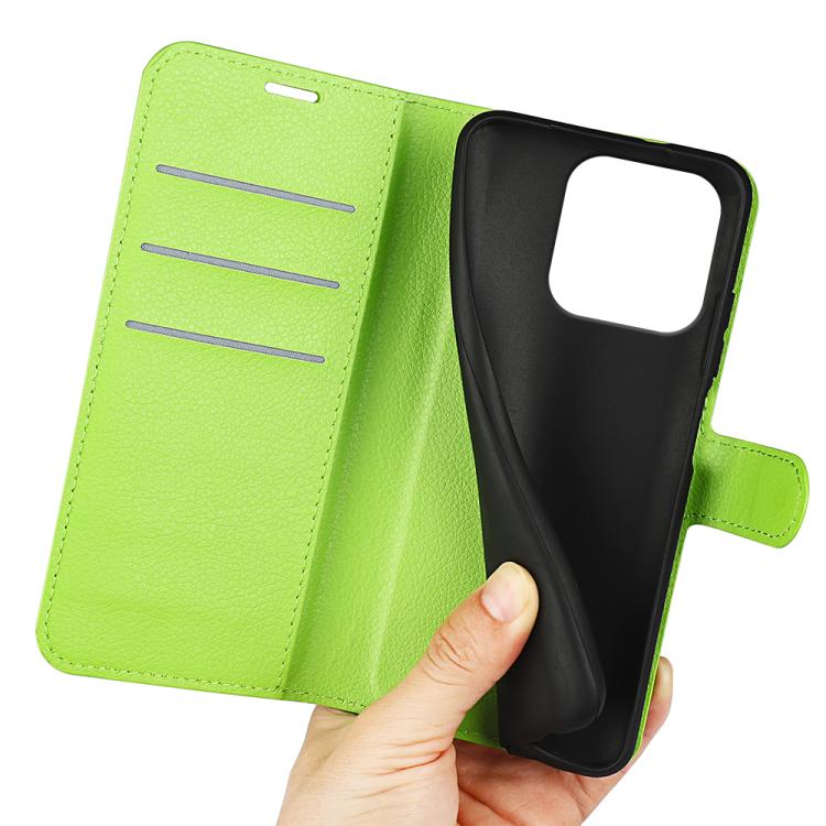 For Honor X6b Litchi Texture Horizontal Flip Leather Phone Case with Holder
