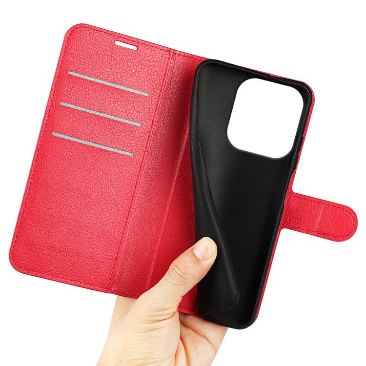 For Honor 400 Lite Global Litchi Texture Horizontal Flip Leather Phone Case with Holder