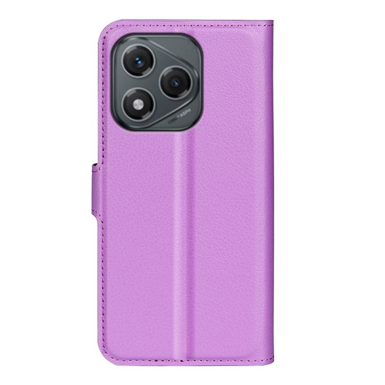 For Honor 400 Lite Global Litchi Texture Horizontal Flip Leather Phone Case with Holder