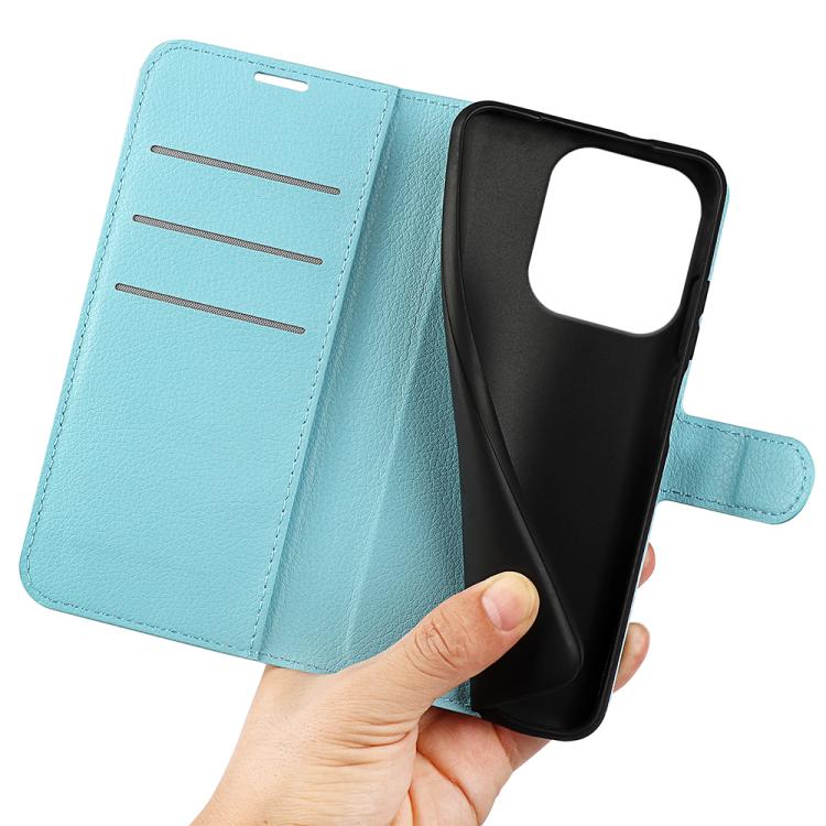 For Honor 400 Lite Global Litchi Texture Horizontal Flip Leather Phone Case with Holder