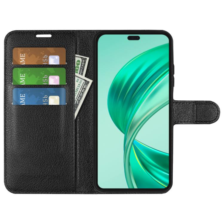 For Honor X8c Litchi Texture Horizontal Flip Leather Phone Case with Holder