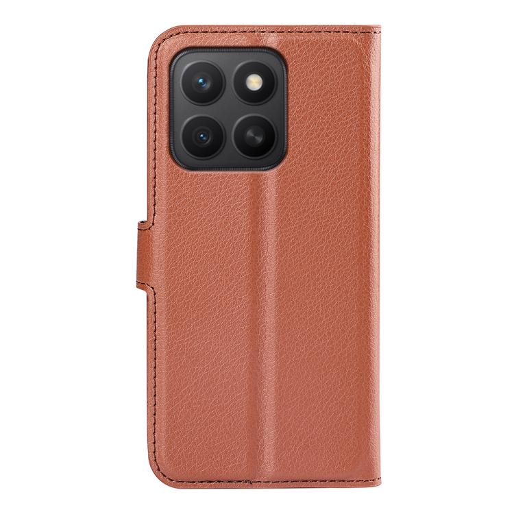 For Honor X8c Litchi Texture Horizontal Flip Leather Phone Case with Holder