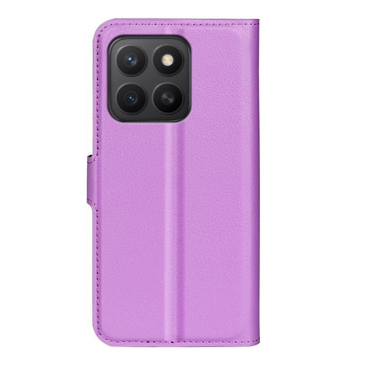 For Honor X8c Litchi Texture Horizontal Flip Leather Phone Case with Holder