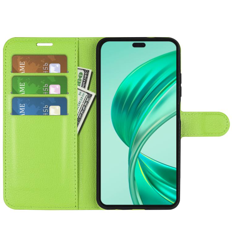 For Honor X8c Litchi Texture Horizontal Flip Leather Phone Case with Holder