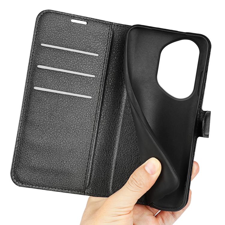 For Honor 400 Pro Global 160.8mm Litchi Texture Horizontal Flip Leather Phone Case with Holder