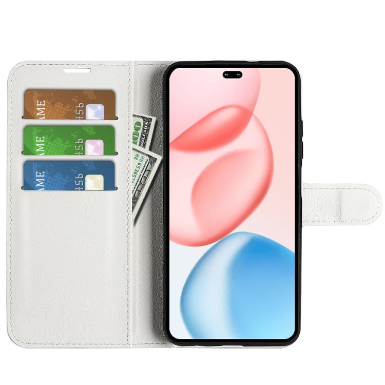 For Honor 400 Pro Global 160.8mm Litchi Texture Horizontal Flip Leather Phone Case with Holder