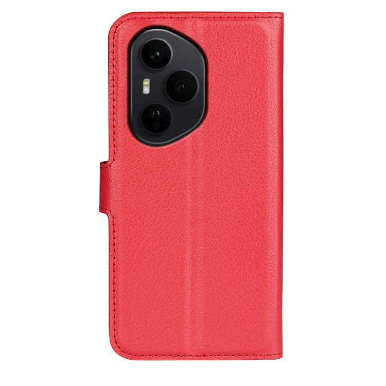 For Honor 400 Pro Global 160.8mm Litchi Texture Horizontal Flip Leather Phone Case with Holder