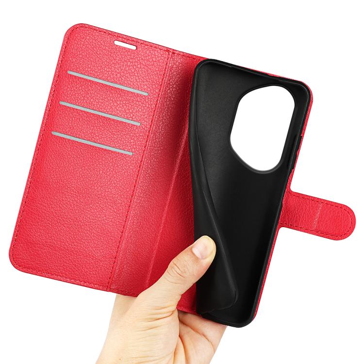 For Honor 400 Pro Global 160.8mm Litchi Texture Horizontal Flip Leather Phone Case with Holder