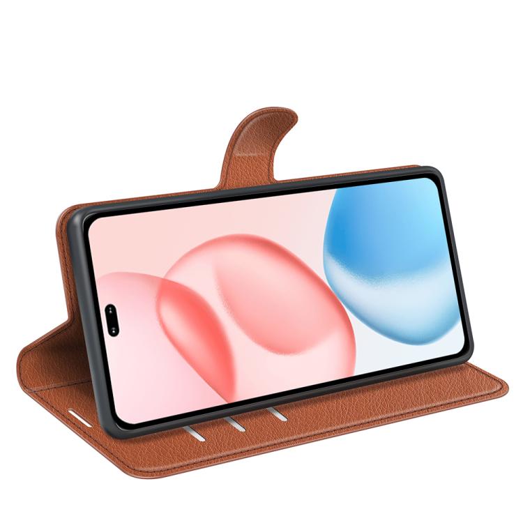 For Honor 400 Pro Global 160.8mm Litchi Texture Horizontal Flip Leather Phone Case with Holder
