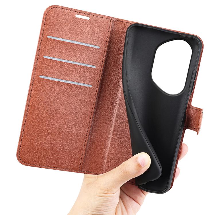 For Honor 400 Pro Global 160.8mm Litchi Texture Horizontal Flip Leather Phone Case with Holder