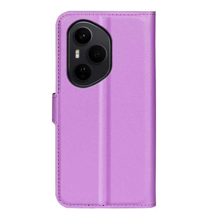 For Honor 400 Pro Global 160.8mm Litchi Texture Horizontal Flip Leather Phone Case with Holder