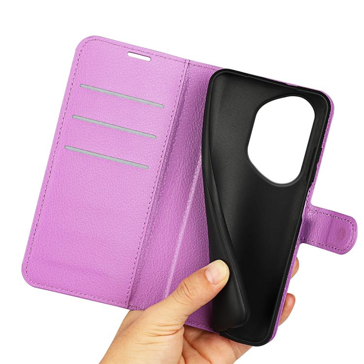 For Honor 400 Pro Global 160.8mm Litchi Texture Horizontal Flip Leather Phone Case with Holder